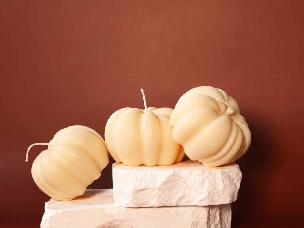 Pumpkin Sculptural Candle