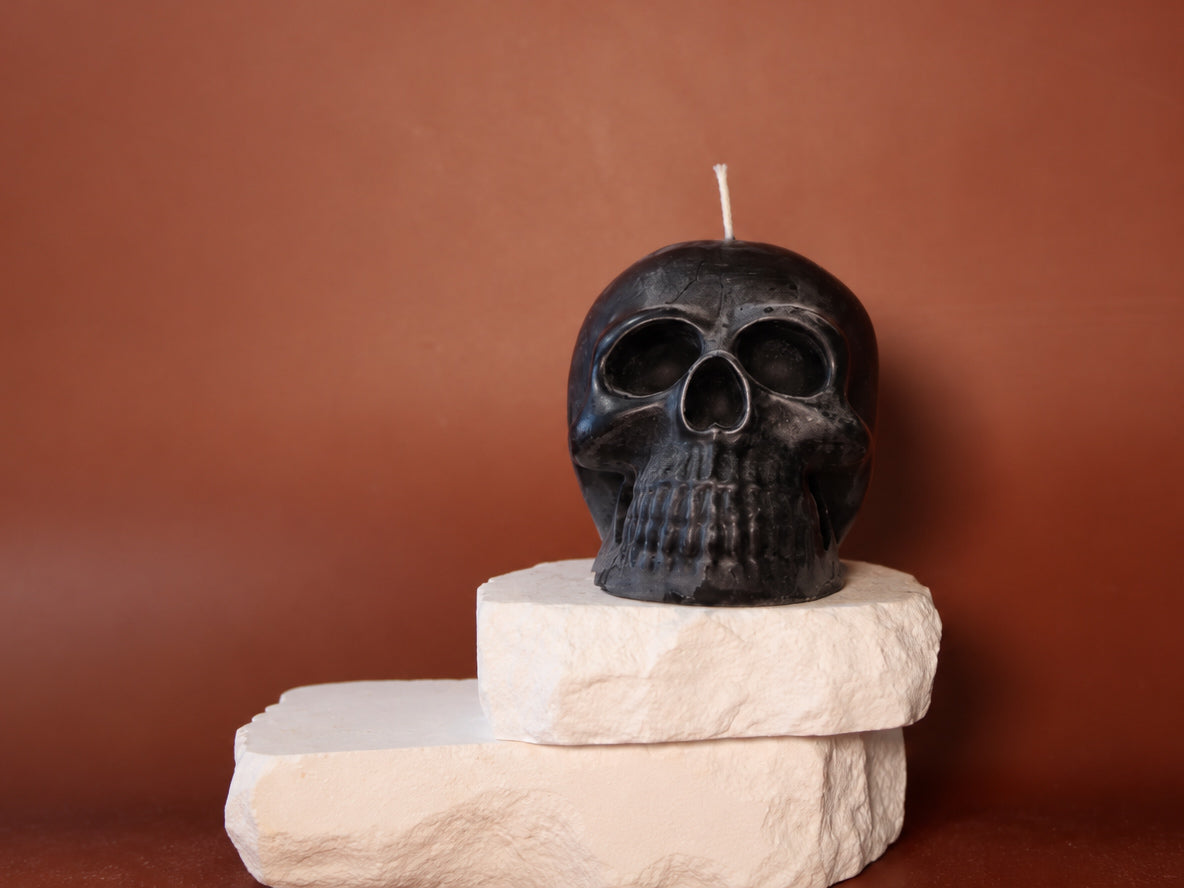 Skull Sculptural Candle