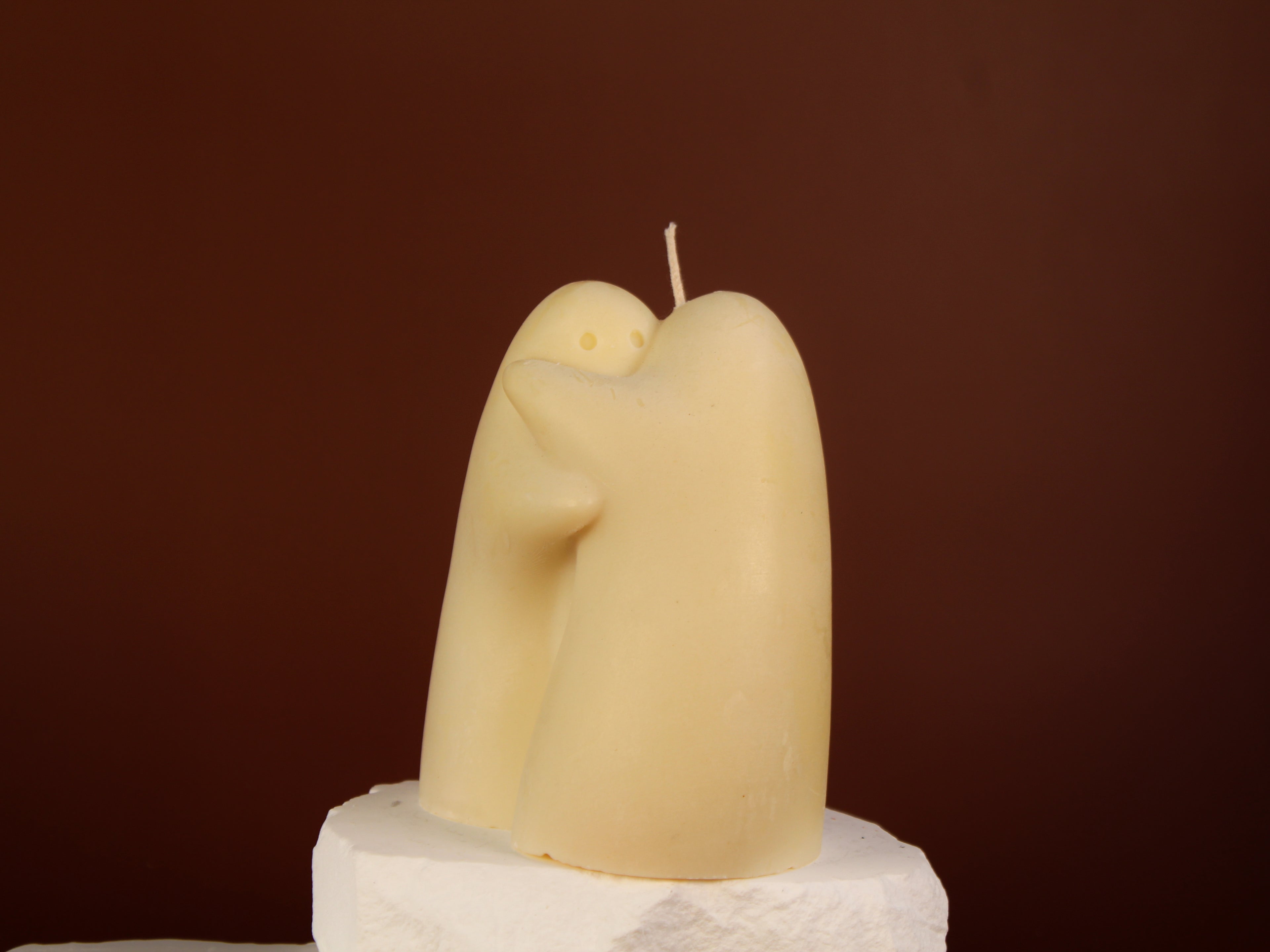 Ghost Hug Sculptural Candle
