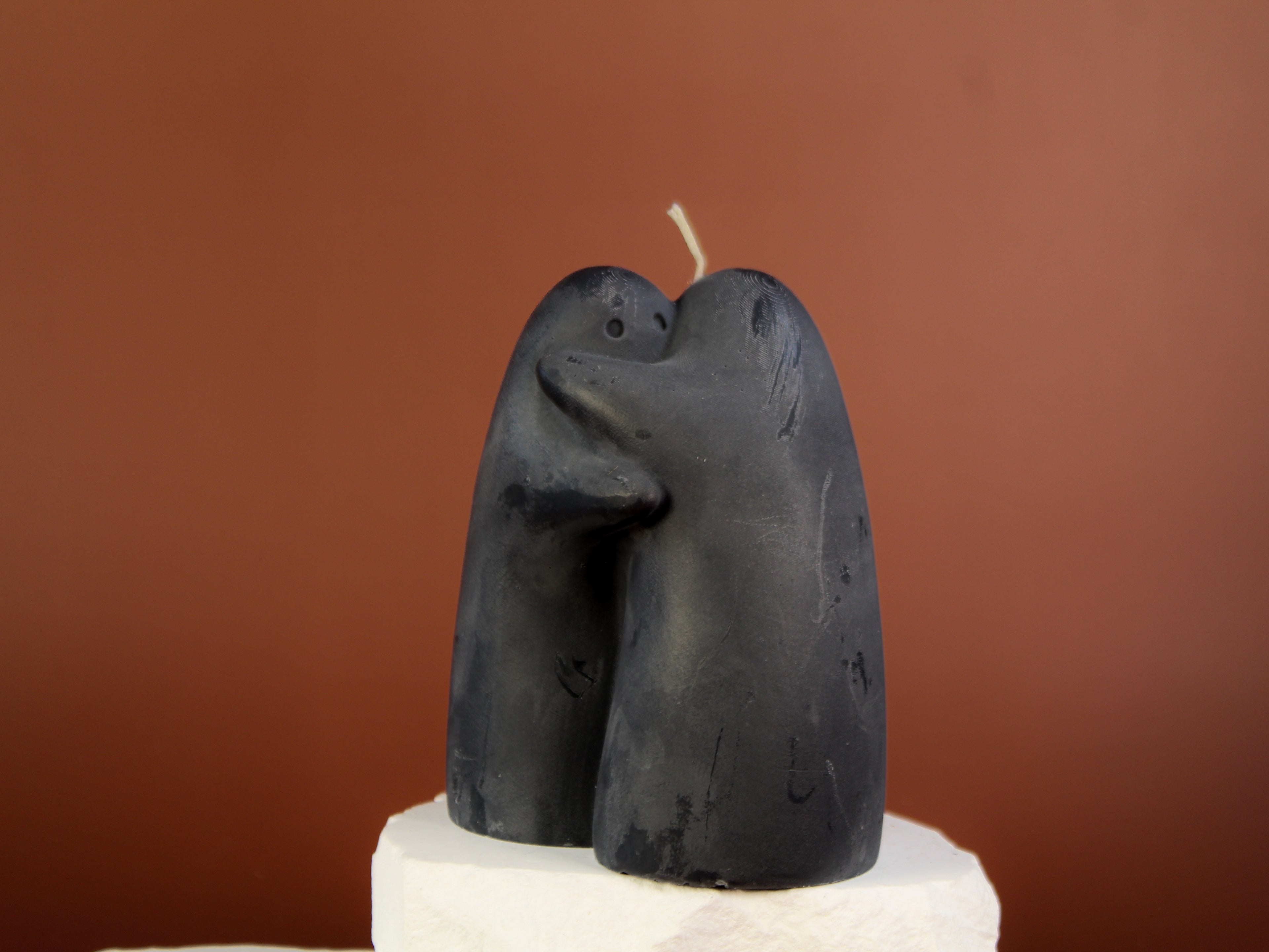 Ghost Hug Sculptural Candle
