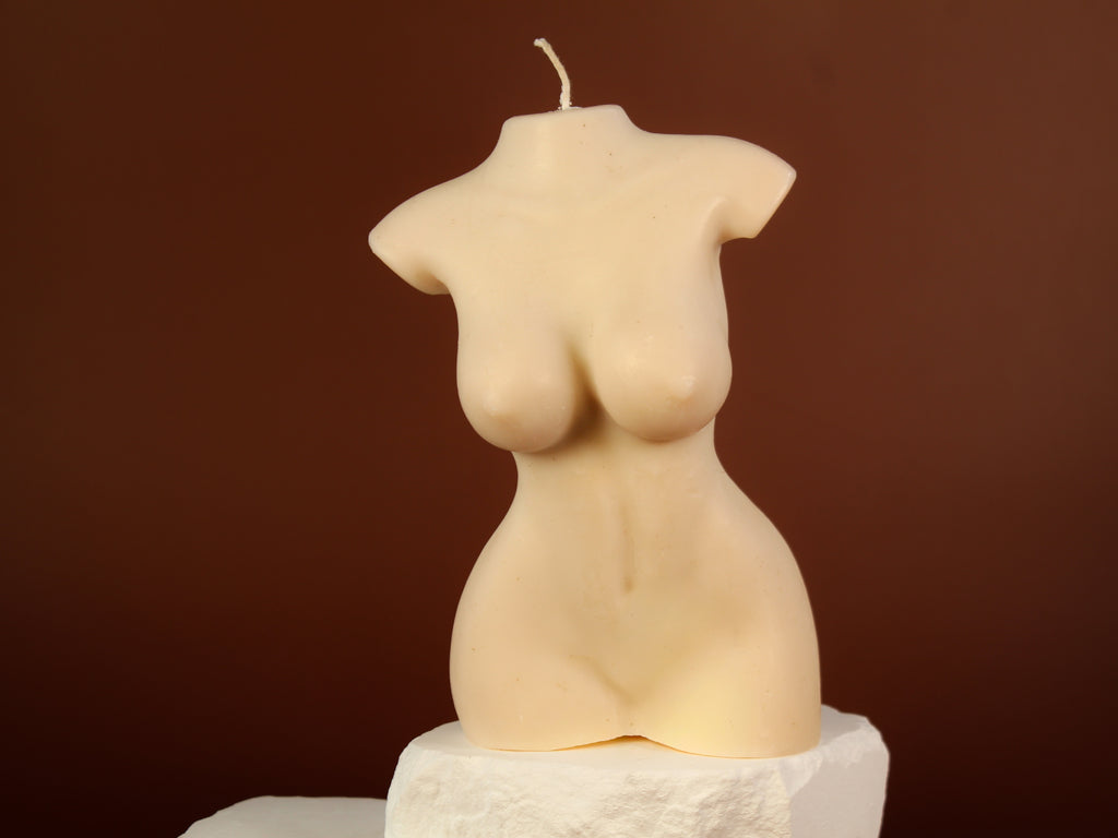 Tall Woman Sculptural Candle
