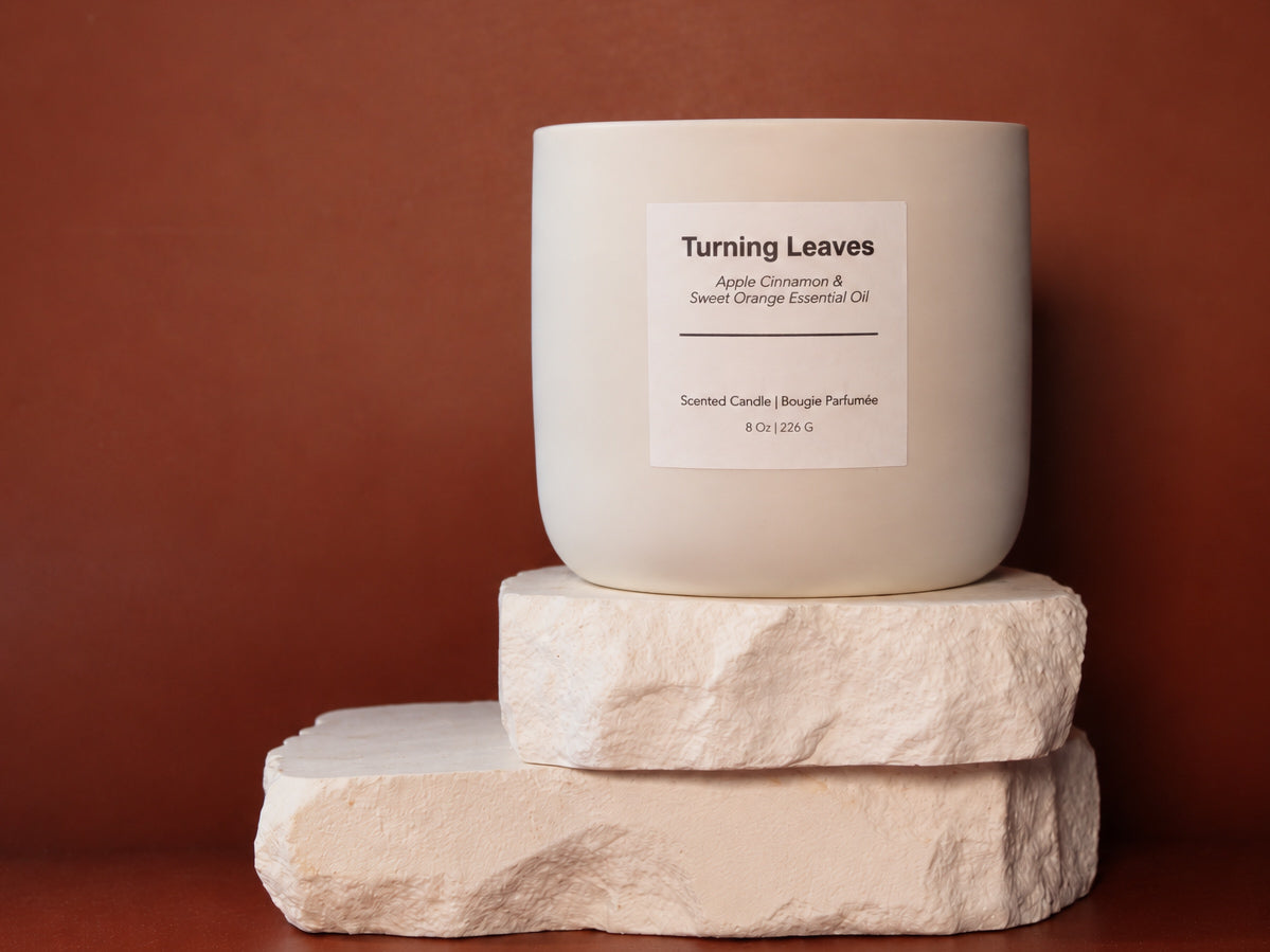 Turning Leaves Candle