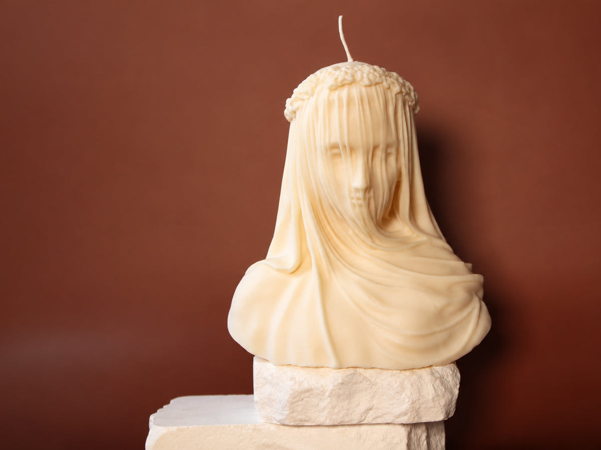The Veiled Lady Sculptural Candle