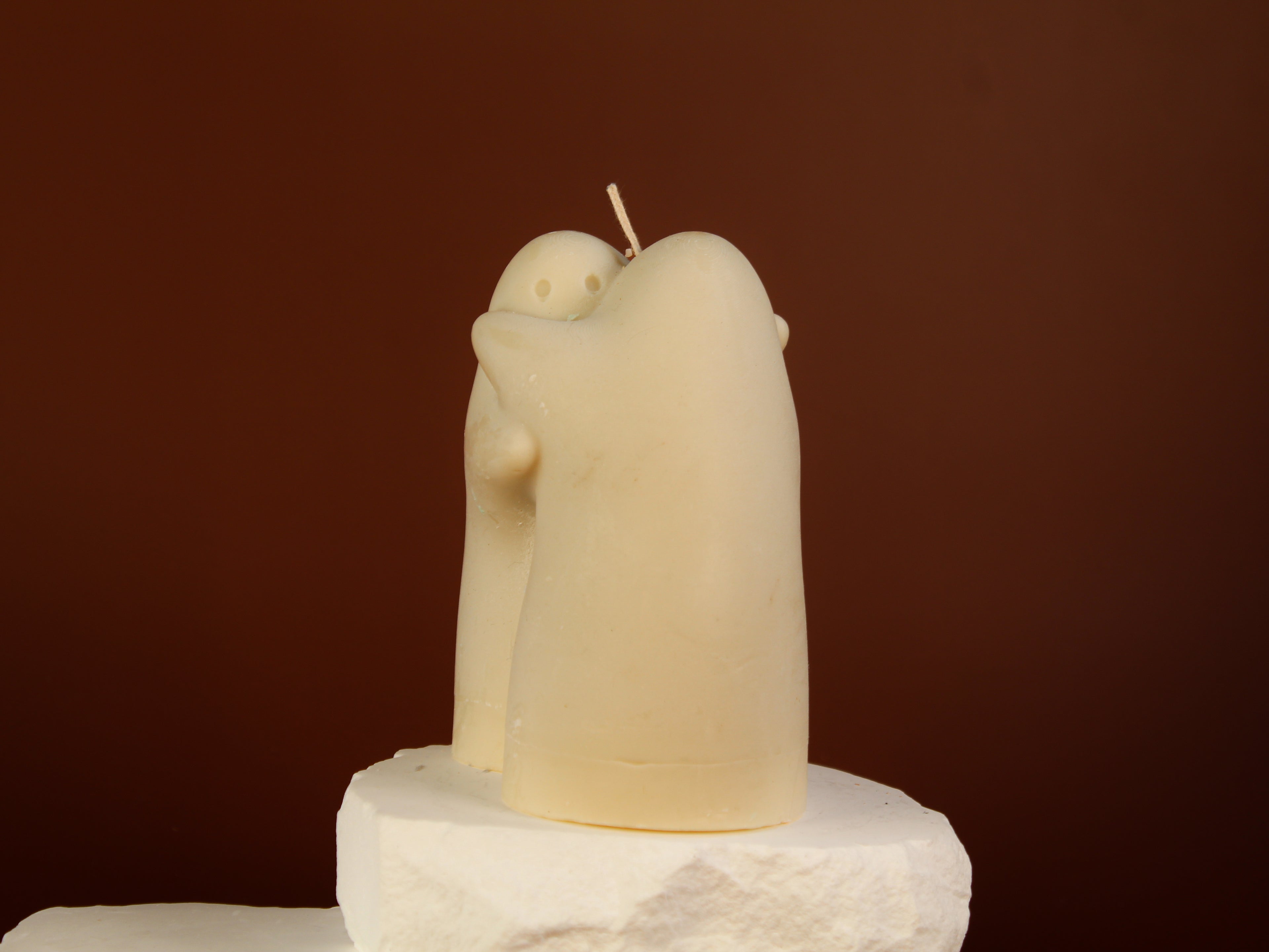 Ghost Hug Sculptural Candle