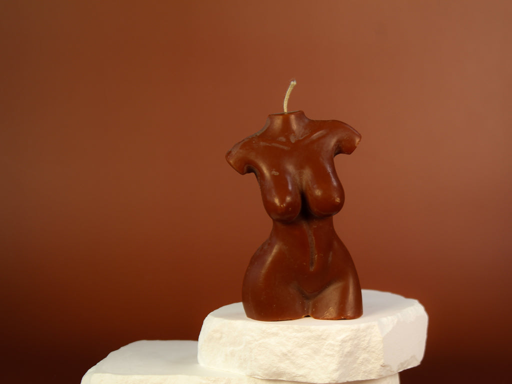 Petite Woman Sculptural Candle