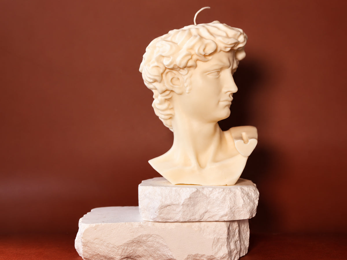 David Sculptural Candle