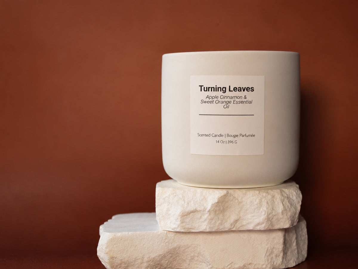 Turning Leaves Candle