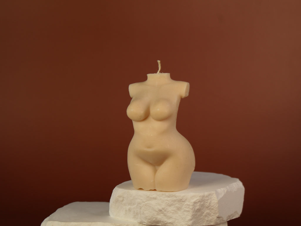 Thick Woman Sculptural Candle