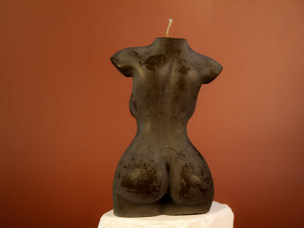 Tall Woman Sculptural Candle