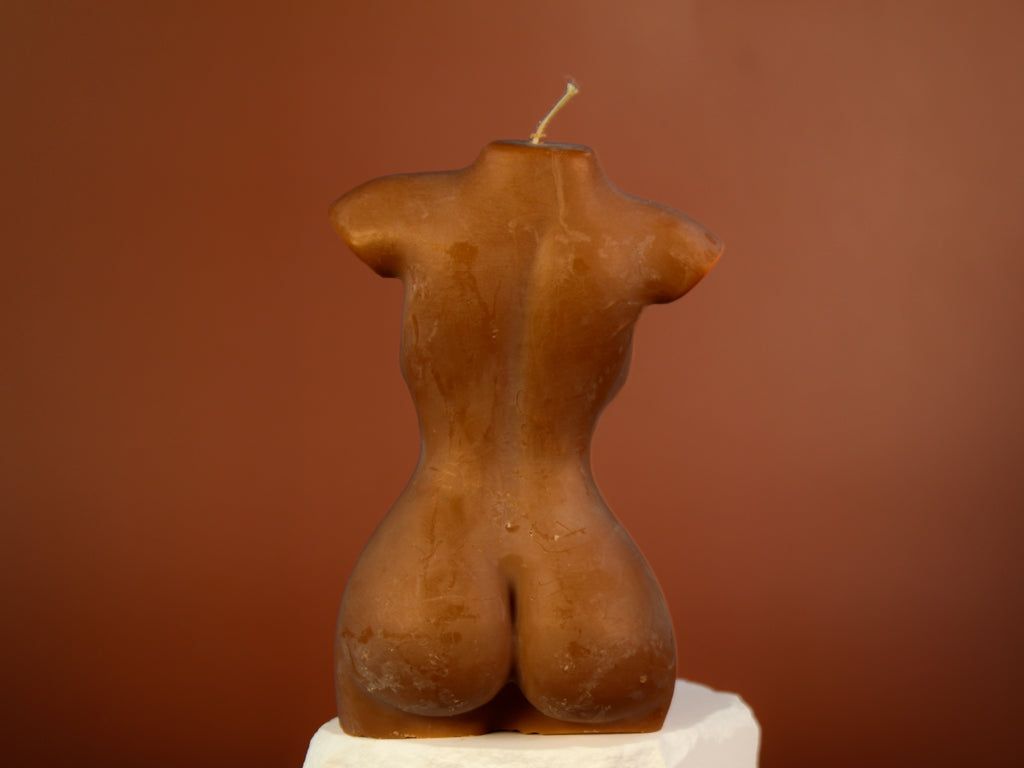 Tall Woman Sculptural Candle