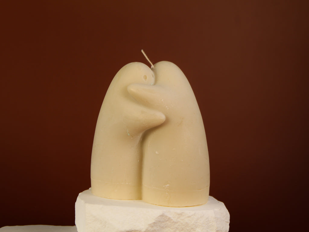 Ghost Hug Sculptural Candle