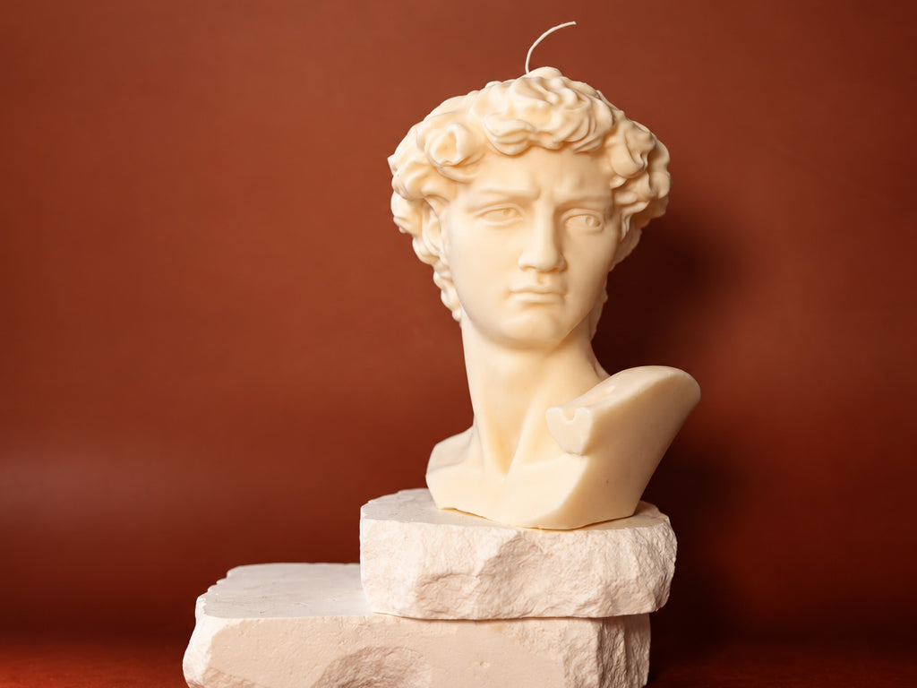 David Sculptural Candle