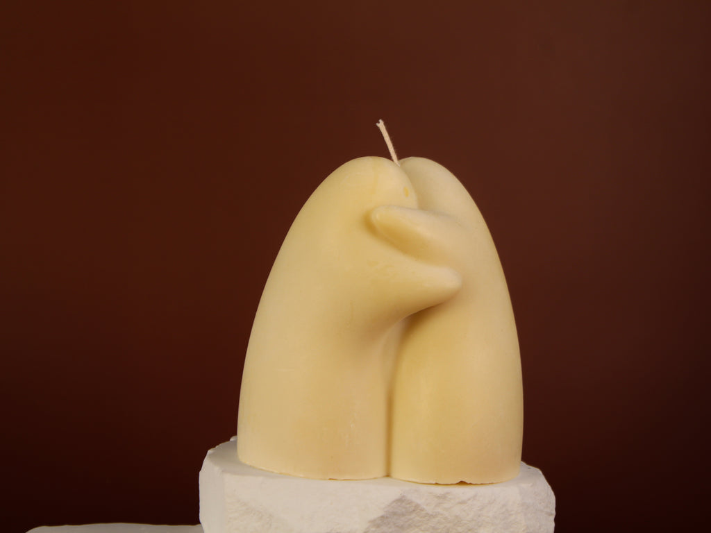 Ghost Hug Sculptural Candle