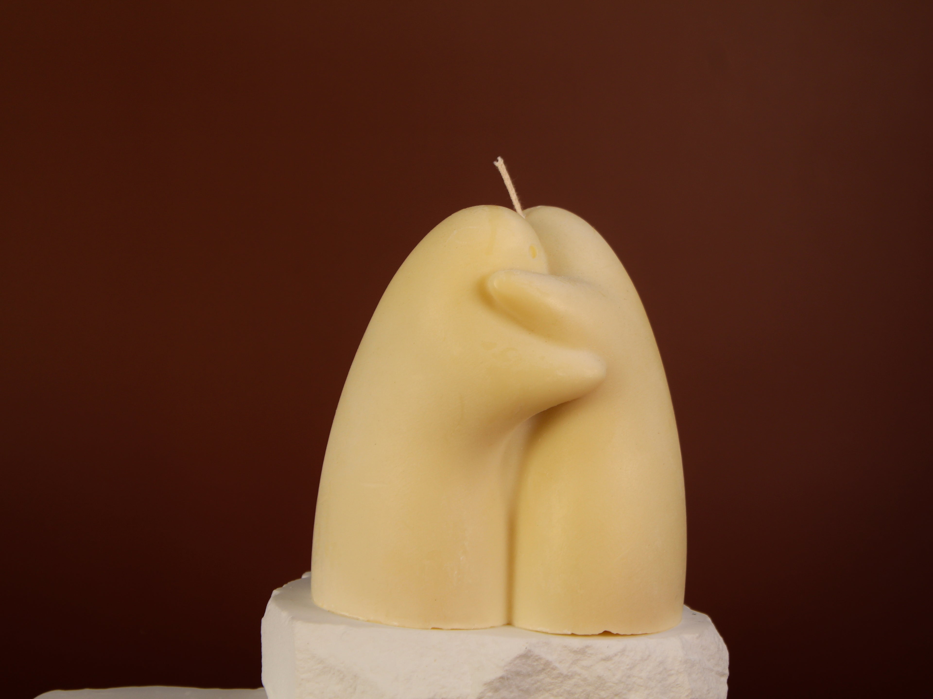 Ghost Hug Sculptural Candle